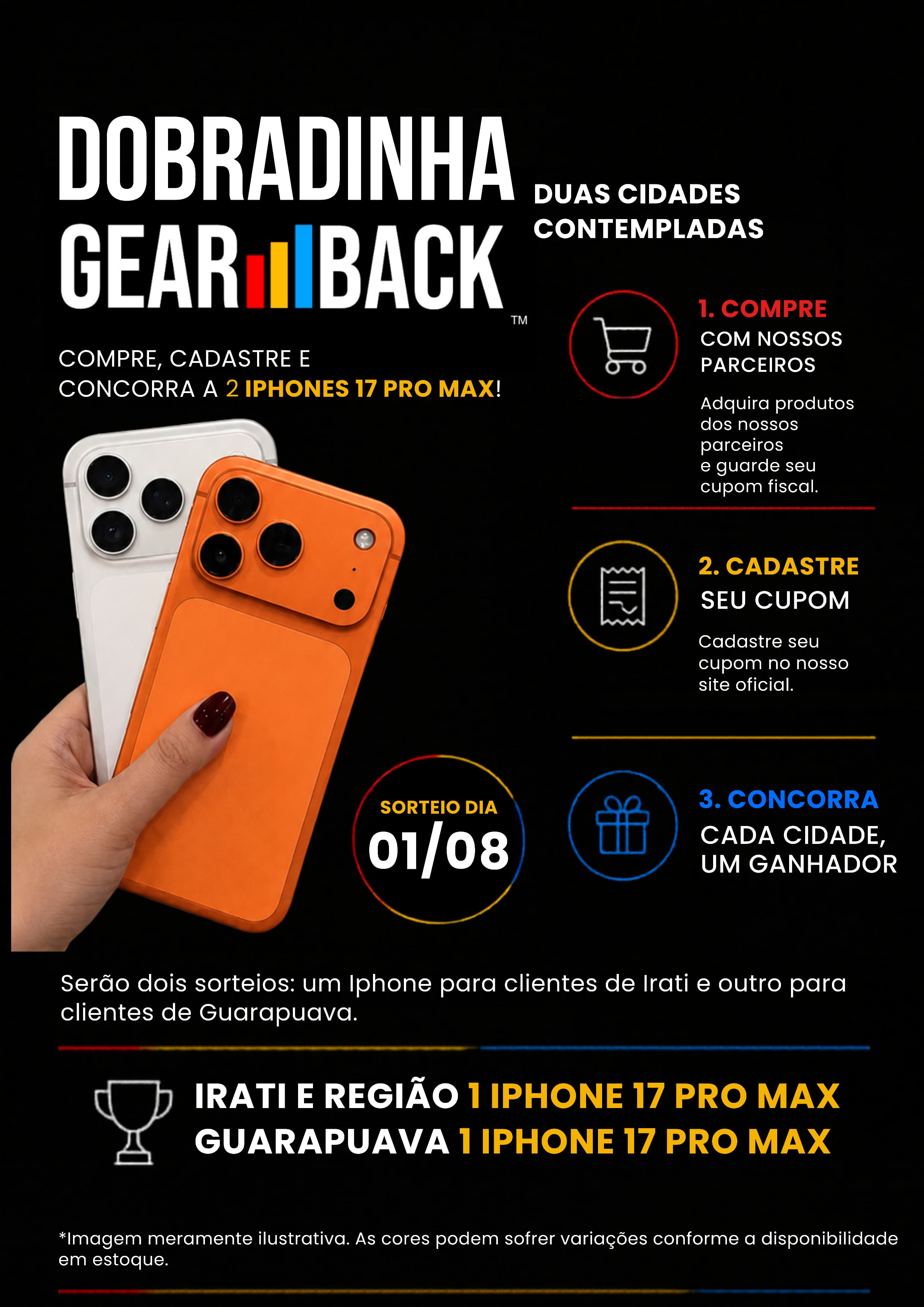 Dobradinha GearBack 2 iPhones 17